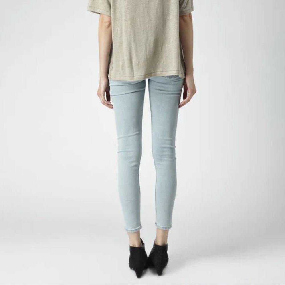 ACNE STUDIOS Skin 5 Silver Blue Jeans NEW Size 26 - Picture 6 of 11